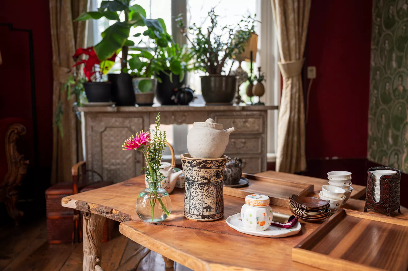 Sumi-e workshop en theeceremonie