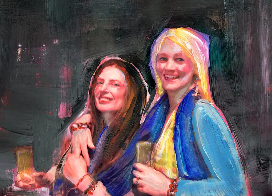 Verjaardagscadeau Liesbeth, Carla