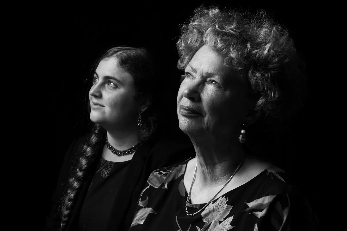 Nan en Merel, moeder en dochter